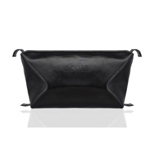 Solier PERTH Leren Beautybag zwart